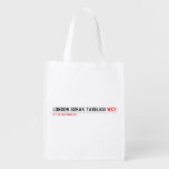 LONDON SOKAK TABELASI  Reusable Bag Reusable Grocery Bags