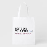 HOLTE END VILLA PARK  Reusable Bag Reusable Grocery Bags