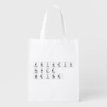 Periodic Table Writer  Reusable Bag Reusable Grocery Bags