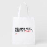 usamah kriel street  Reusable Bag Reusable Grocery Bags