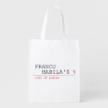 franco    mabila's  Reusable Bag Reusable Grocery Bags