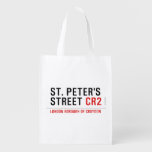 St. peter's Street  Reusable Bag Reusable Grocery Bags