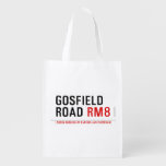Gosfield Road  Reusable Bag Reusable Grocery Bags