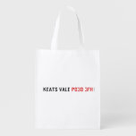 Keats Vale  Reusable Bag Reusable Grocery Bags