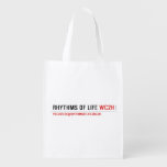 Rhythms of Life  Reusable Bag Reusable Grocery Bags