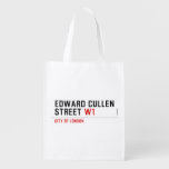 Edward Cullen Street  Reusable Bag Reusable Grocery Bags