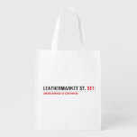 leathermarket St.  Reusable Bag Reusable Grocery Bags