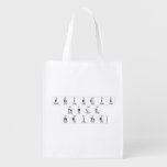 Periodic
 Table
 Writer  Reusable Bag Reusable Grocery Bags