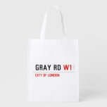 GRAY RD  Reusable Bag Reusable Grocery Bags