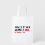 Jamzz Syarif Member  Reusable Bag Reusable Grocery Bags