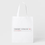 vincent vitaliss  Reusable Bag Reusable Grocery Bags