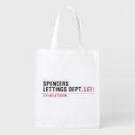 Spencers Lettings Dept.  Reusable Bag Reusable Grocery Bags