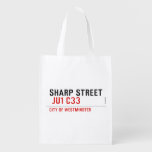 SHARP STREET   Reusable Bag Reusable Grocery Bags