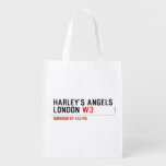 HARLEY’S ANGELS LONDON  Reusable Bag Reusable Grocery Bags