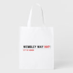 Wembley Way  Reusable Bag Reusable Grocery Bags