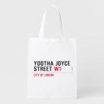 YOOTHA JOYCE Street  Reusable Bag Reusable Grocery Bags
