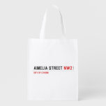Amelia street  Reusable Bag Reusable Grocery Bags