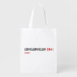 Lovelurveluv  Reusable Bag Reusable Grocery Bags