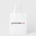 Speakers Corner:  Reusable Bag Reusable Grocery Bags