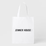 JENNER HOUSE  Reusable Bag Reusable Grocery Bags