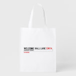 welcome hall lane  Reusable Bag Reusable Grocery Bags