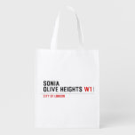 Sonia olive heights  Reusable Bag Reusable Grocery Bags