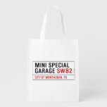 MINI SPECIAL GARAGE  Reusable Bag Reusable Grocery Bags