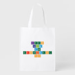 Keep
 calm
 and 
 experiment
 on  Reusable Bag Reusable Grocery Bags