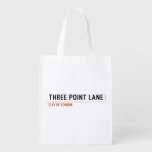 THREE POINT LANE  Reusable Bag Reusable Grocery Bags