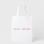 Seasons Greetings  Reusable Bag Reusable Grocery Bags