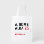 A. BOMB ALBA  Reusable Bag Reusable Grocery Bags
