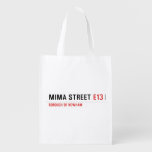 MIMA STREET  Reusable Bag Reusable Grocery Bags
