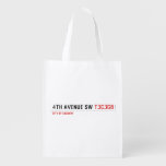 4th Avenue SW  Reusable Bag Reusable Grocery Bags
