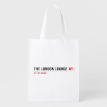 The London Lounge  Reusable Bag Reusable Grocery Bags