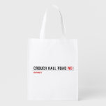 Crouch Hall Road  Reusable Bag Reusable Grocery Bags