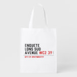 enquete  lons sud  avenue  Reusable Bag Reusable Grocery Bags