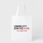 LONDON CITY  GENETICS  Reusable Bag Reusable Grocery Bags