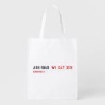 Ash road   Reusable Bag Reusable Grocery Bags