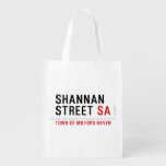 Shannan Street  Reusable Bag Reusable Grocery Bags