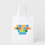 Happy 
 Periodic
 Table 
 Day  Reusable Bag Reusable Grocery Bags