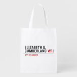 ELIZABETH U. CUMBERLAND  Reusable Bag Reusable Grocery Bags