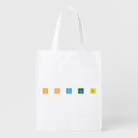 C H Co La Te  Reusable Bag Reusable Grocery Bags