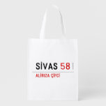 SİVAS  Reusable Bag Reusable Grocery Bags