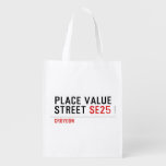 Place value Street  Reusable Bag Reusable Grocery Bags