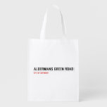 Aldermans green road  Reusable Bag Reusable Grocery Bags