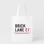 Brick lane  Reusable Bag Reusable Grocery Bags