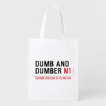 DUMB AND DUMBER  Reusable Bag Reusable Grocery Bags