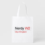 Nerdy  Reusable Bag Reusable Grocery Bags