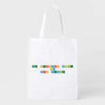 The periodic Table
 by
 Mrs Devine  Reusable Bag Reusable Grocery Bags