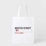 Boxter Street    Reusable Bag Reusable Grocery Bags